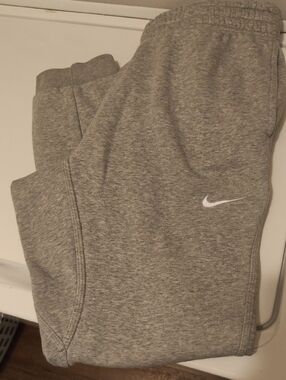 Nike Kids Gray Swoosh Jogger Pants